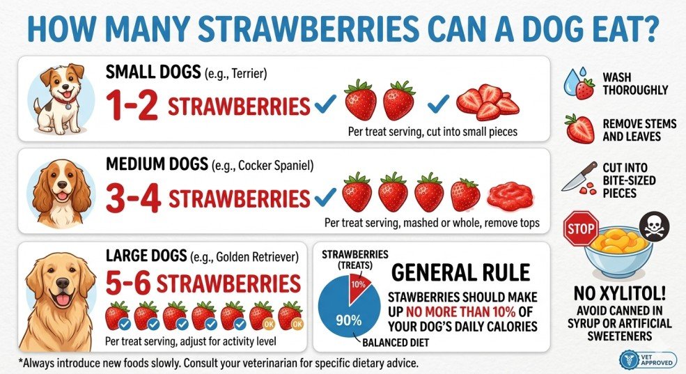How Many Strawberries Can a Dog Eat