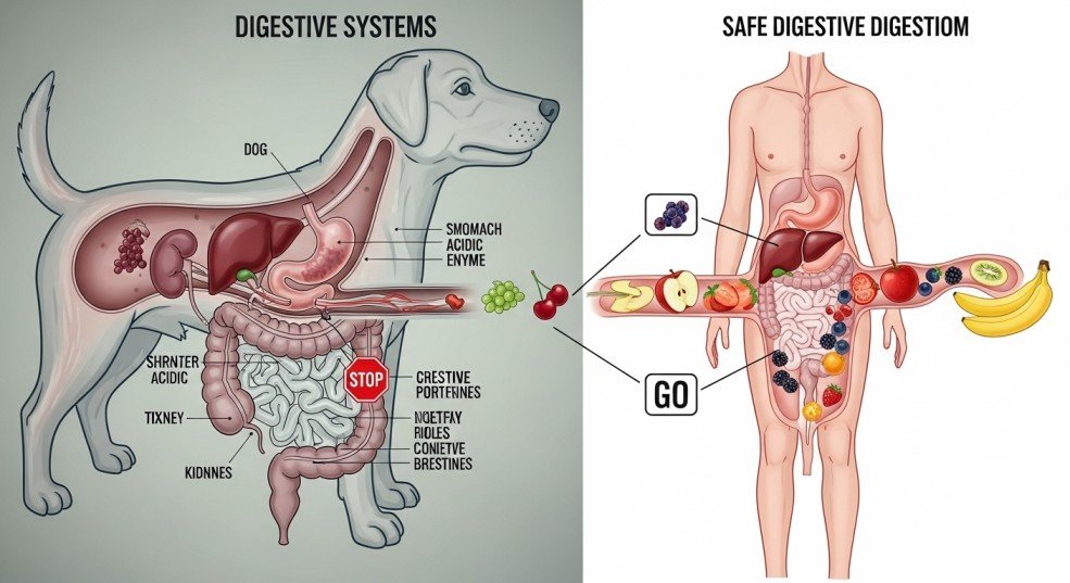 Why Fruits Affect Dogs Differently Than Humans