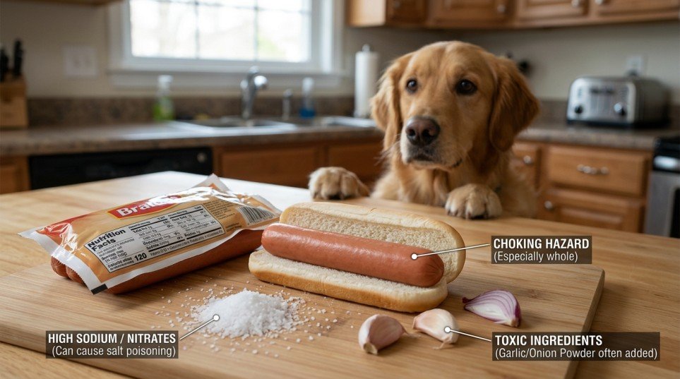 What Makes Hot Dogs Dangerous for Dogs
