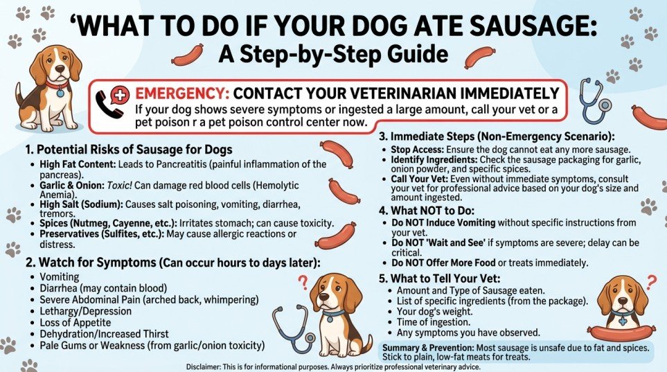 What to Do If My Dog Ate Sausage