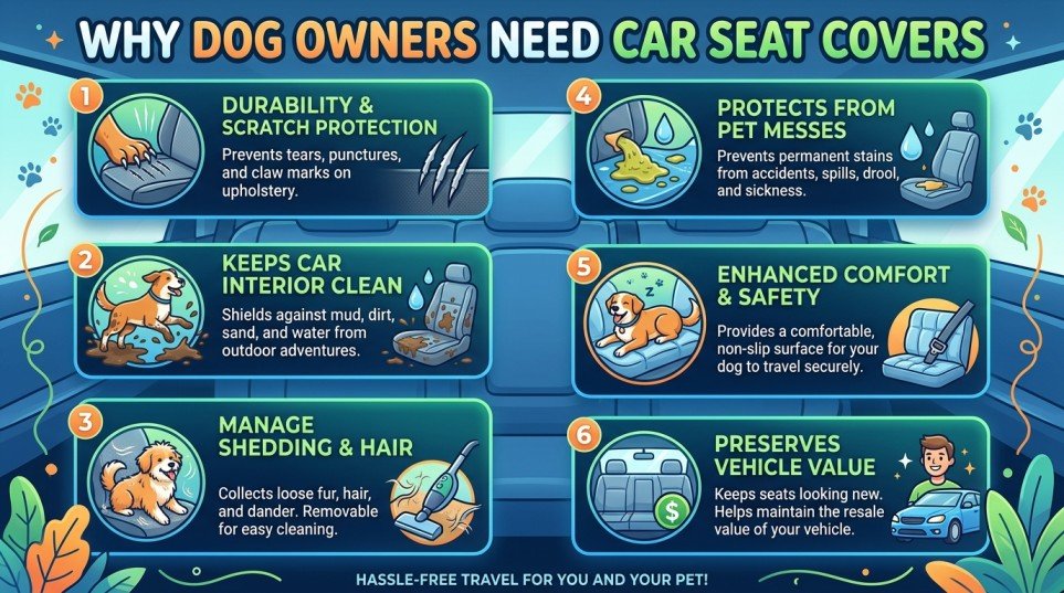Why Dog Owners Need Car Seat Covers