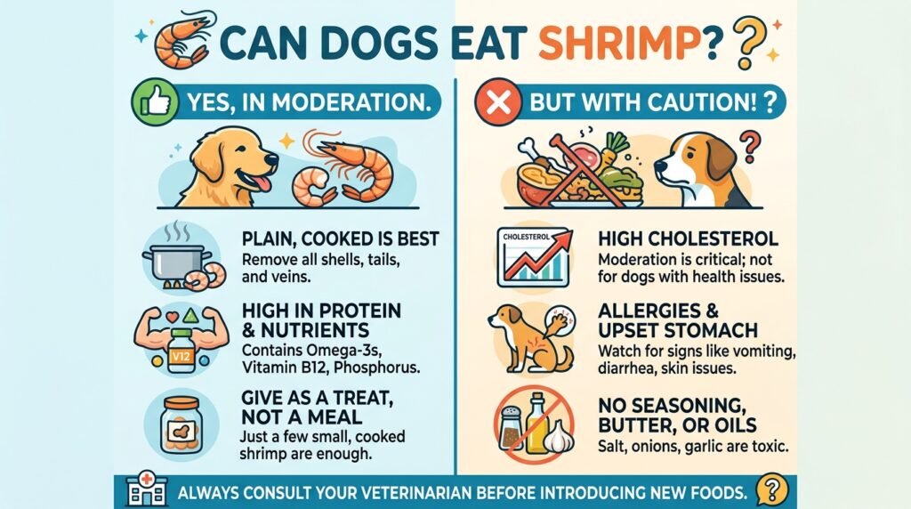 can dogs eat shrimp