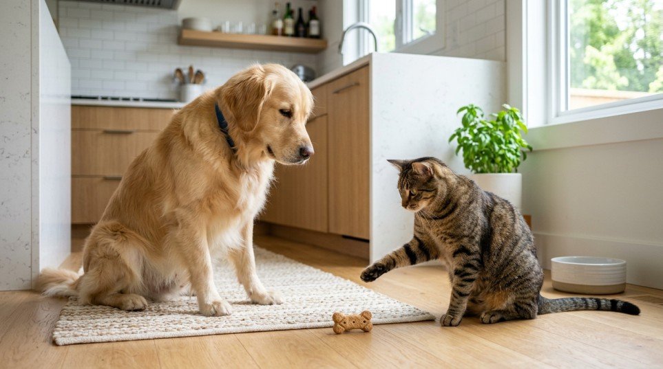 can cats eat dog treats