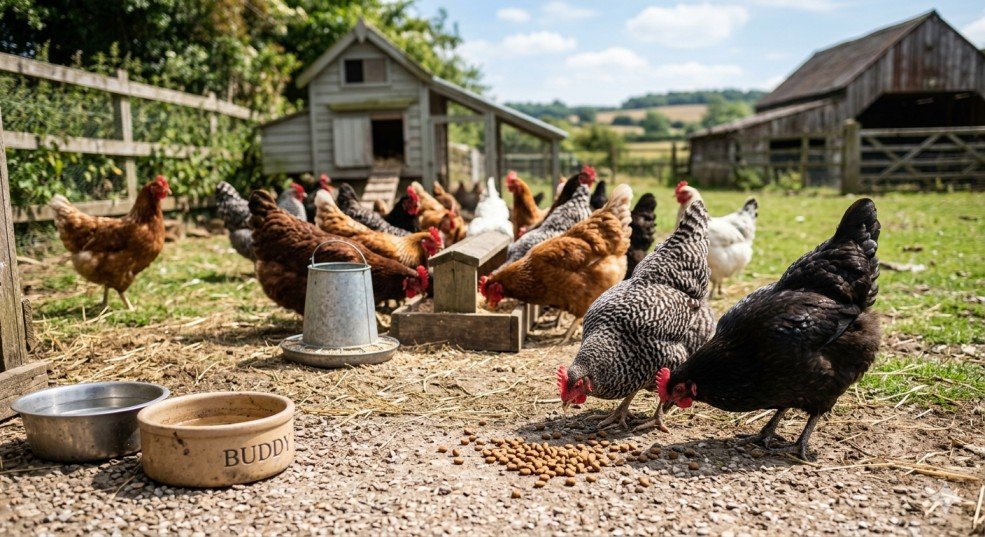 can chickens eat dog food