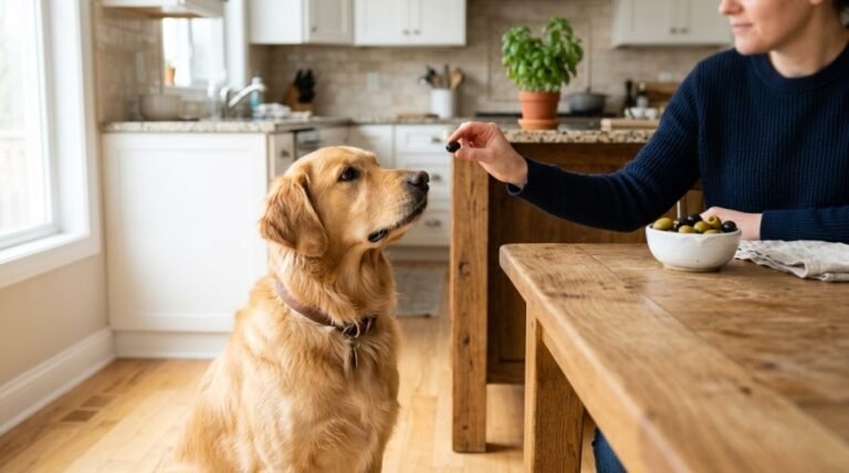 can dogs eat olives