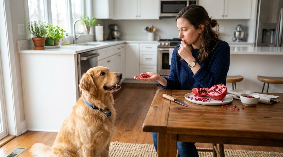 can dogs eat pomegranate