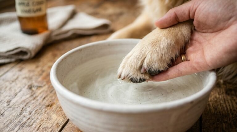how to stop dog from licking paws home remedy