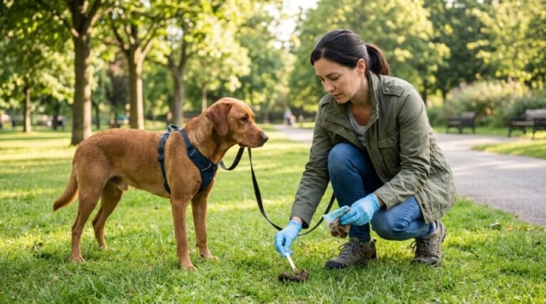 worms in dog poop