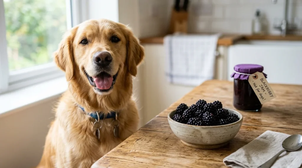 can dogs eat blackberries
