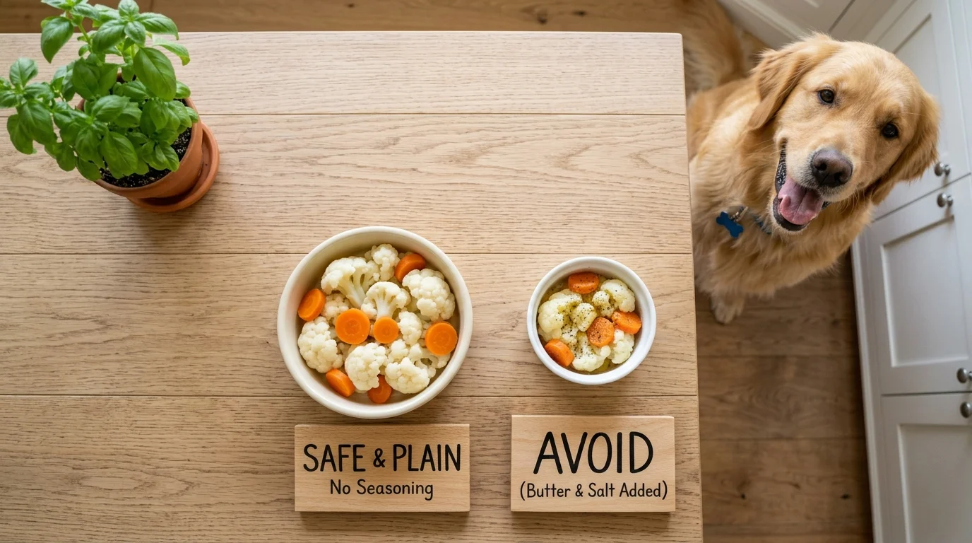 can dogs eat cauliflower