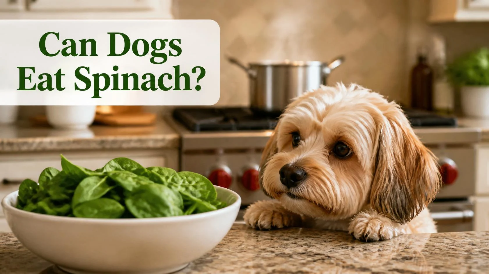 can dogs eat spinach