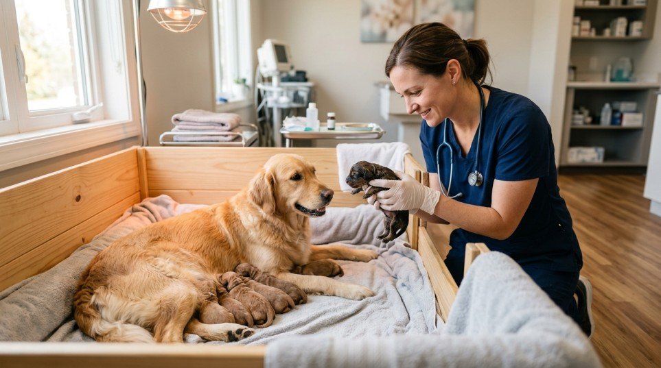 dog whelping