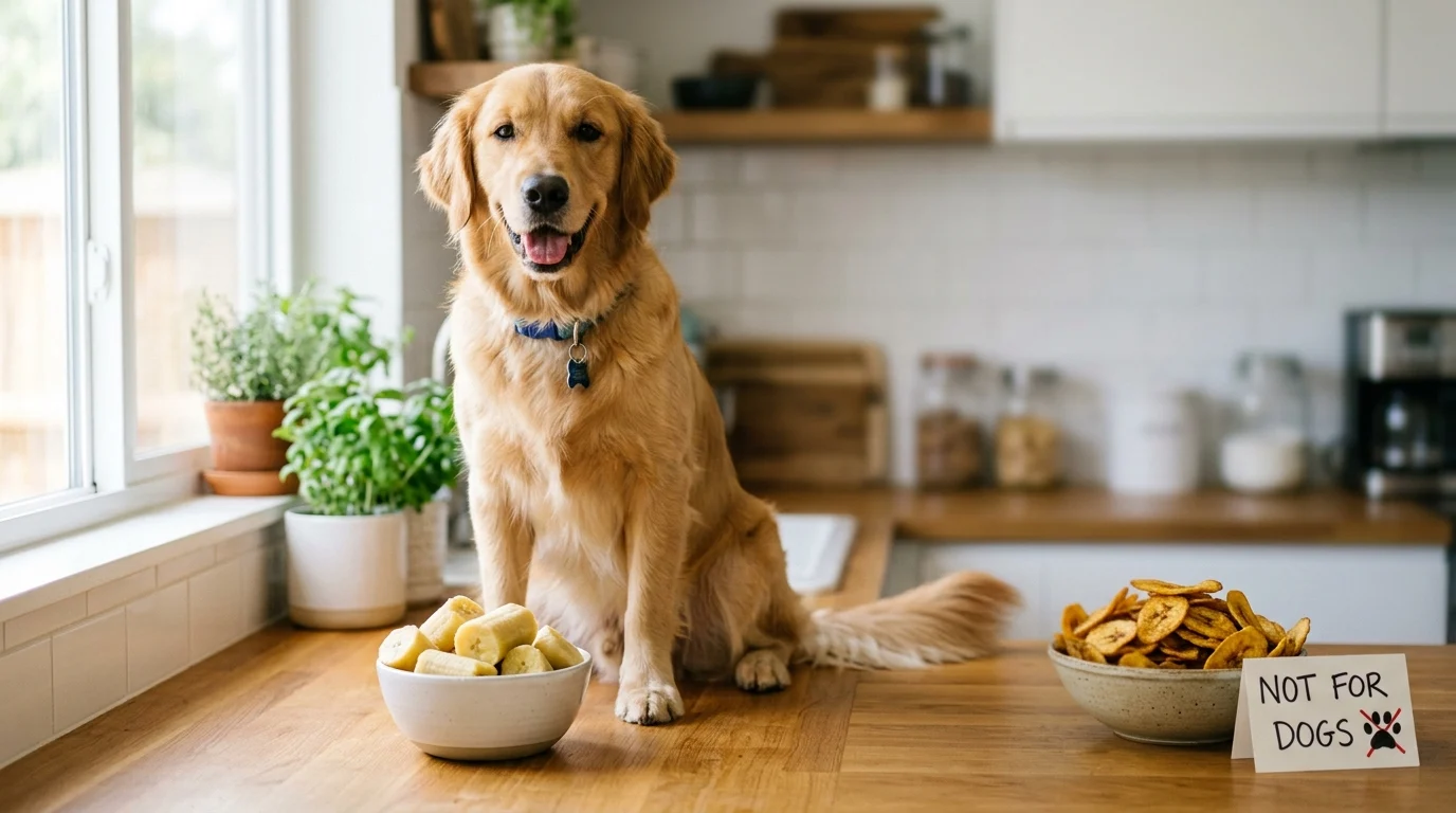 can dogs eat plantains