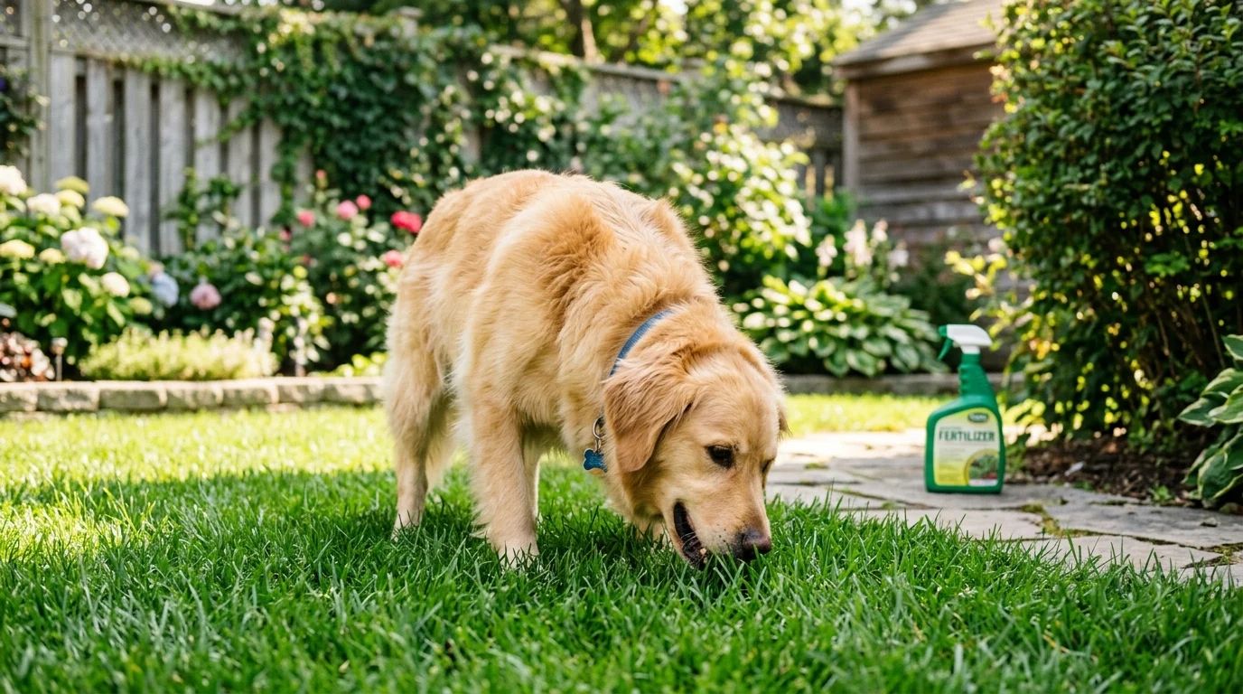 why dogs eat grass